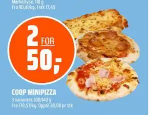 Coop Obs COOP MINIPIZZA tilbud