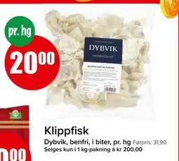 Spar Klippfisk tilbud