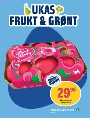 Coop Obs Pink Lady epler 6 stk tilbud