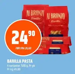 Coop Obs BARILLA PASTA tilbud