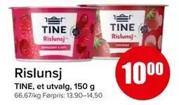 Spar Rislunsj tilbud