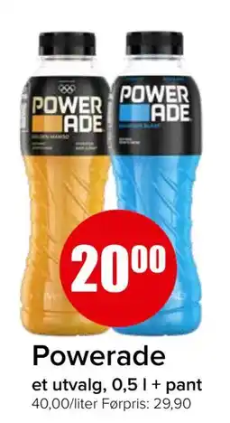 Spar Powerade tilbud