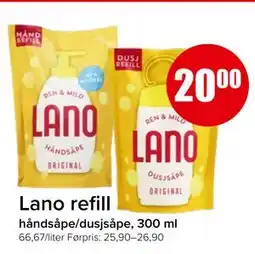 Spar Lano refill tilbud