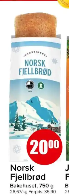 Spar Norsk Fjellbrød tilbud