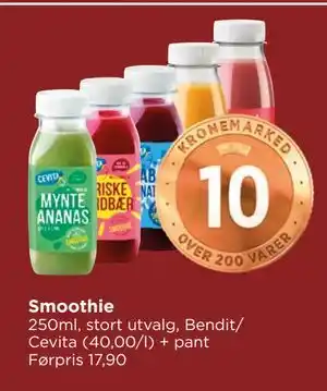 Meny Smoothie tilbud