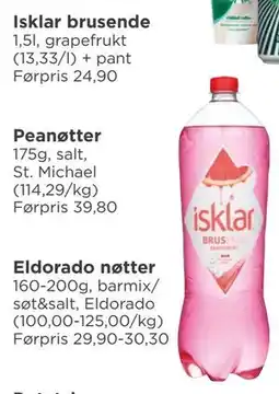 Meny Isklar brusende tilbud