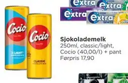 Meny Sjokolademelk tilbud