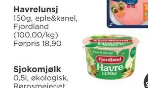 Meny Havrelunsj tilbud