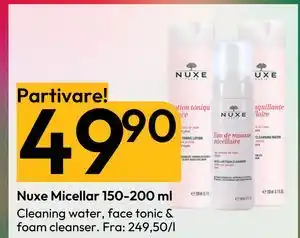 Gigaboks Nuxe Micellar 150-200 ml tilbud