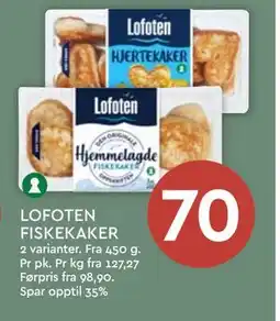 Coop Mega LOFOTEN FISKEKAKER tilbud