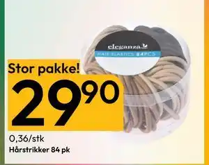 Gigaboks Hårstrikker 84 pk tilbud