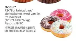 Meny Donut tilbud