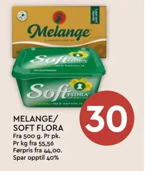 Coop Mega MELANGE/ SOFT FLORA tilbud