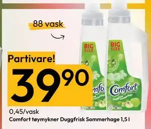 Gigaboks Comfort tøymykner Duggfrisk Sommerhage 1,5 l tilbud