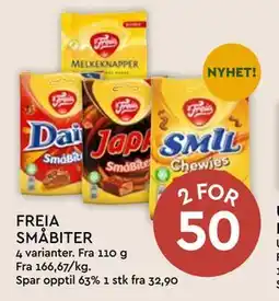 Coop Mega FREIA SMÅBITER tilbud