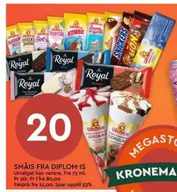 Coop Mega SMÅIS FRA DIPLOM-IS tilbud