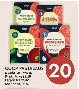 Coop Mega COOP PASTASAUS tilbud