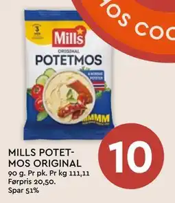 Coop Mega MILLS POTETMOS ORIGINAL tilbud