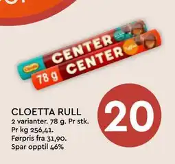 Coop Mega CLOETTA RULL tilbud