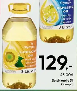 Gigaboks Solsikkeolje 3 l tilbud