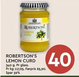 Coop Mega ROBERTSON'S LEMON CURD tilbud