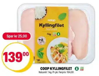 Coop Extra Coop kyllingfilet tilbud