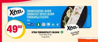 Coop Extra Xtra torskefilet i blokk tilbud