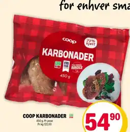 Coop Extra COOP KARBONADER tilbud