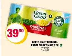 Coop Extra Green giant original extra crispy mais 3 pk → tilbud