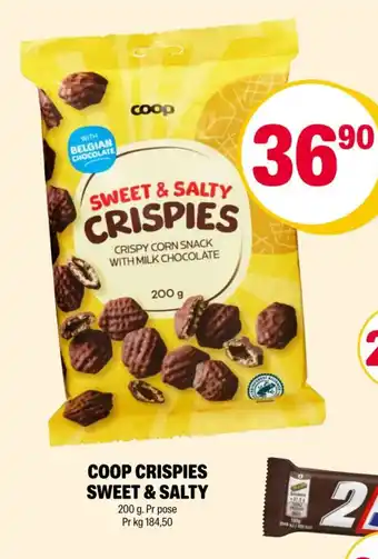 Coop Extra COOP CRISPIES SWEET & SALTY tilbud