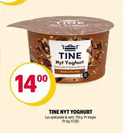 Coop Extra TINE NYT YOGHURT tilbud