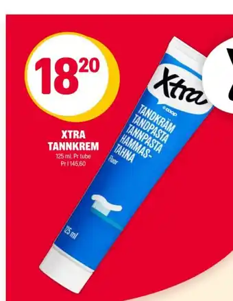 Coop Extra XTRA TANNKREM tilbud