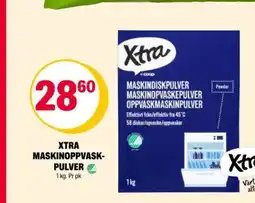 Coop Extra XTRA MASKINOPPVASK- PULVER tilbud