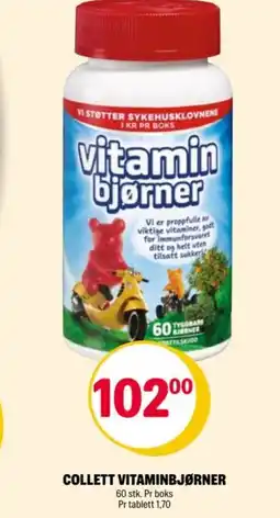 Coop Extra COLLETT VITAMINBJØRNER tilbud