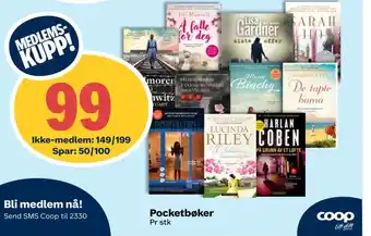 Coop Extra Pocketbøker tilbud