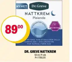 Coop Extra DR. GREVE NATTKREM tilbud