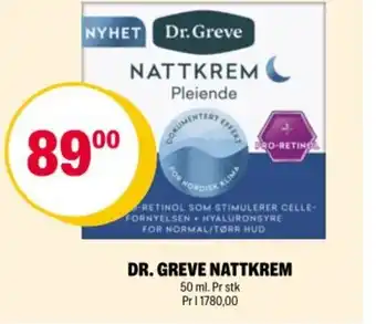 Coop Extra DR. GREVE NATTKREM tilbud