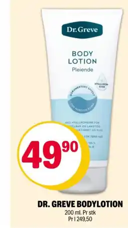 Coop Extra DR. GREVE BODYLOTION tilbud