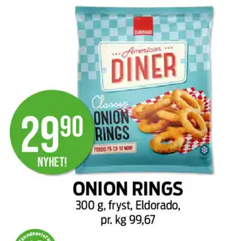 Kiwi ONION RINGS tilbud