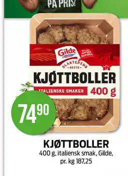 Kiwi KJØTTBOLLER tilbud