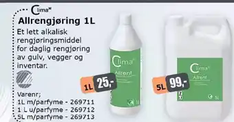 Kontorspar Climax Allrengjøring tilbud