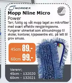 Kontorspar Mopp Nline Micro Power tilbud