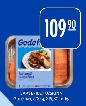 Rema 1000 LAKSEFILET U/SKINN tilbud