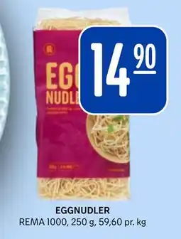 Rema 1000 EGGNUDLER tilbud