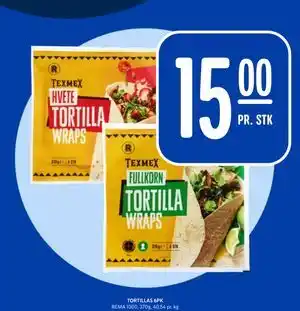 Rema 1000 TORTILLAS 6PK tilbud