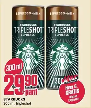 Europris STARBUCKS tilbud