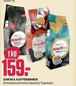 Europris GIMOKA KAFFEBØNNER tilbud