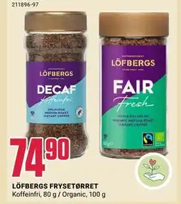 Europris LÖFBERGS FRYSETØRRET tilbud