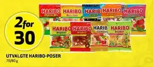 Bunnpris UTVALGTE HARIBO-POSER tilbud