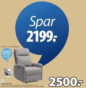 JYSK VONSILD RECLINER tilbud